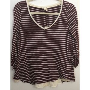 Anthropologie | Meadow Rue striped top, small